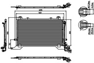 VZDUCHOVÝ KONDENZÁTOR MERCEDES E T-MODEL (S210) E