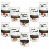 DOLINA NOTECI Mokré krmivo pre psov, Mix of Flavors, 10 x 300 g