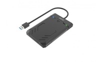 Unitek 2,5-palcové puzdro na USB 3.0 disk, čierne