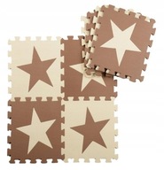 PODLAHOVÉ PUZZLE MAT FOAM STARS 9 EL 30X30 CM