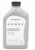 VW OLEJ 0W/20 LONG LIFE IV FE 1L