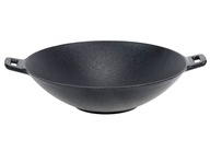 WOK Liatina 31cm FRYPAN Odlievanie Indukcia Plyn