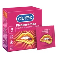 Kondómy Durex Pleasuremax 3 ks