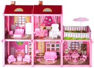 DOLLHOUSE VEĽKÁ VILKA S BÁBIKOU NA MONTÁŽ