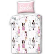 BAVLNENÉ POSTEĽNE PRE DETI 160X200 BARBIE BARBI