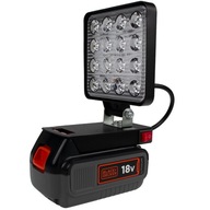 B&D BLACK+DECKER 18V ​​halogénová LED pracovná lampa