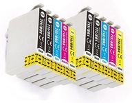 10x ATRAMENTY PRE EPSON Stylus SX215 SX218 D78 DX7450