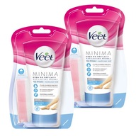 VEET MINIMA depilačný krém do sprchy SENSITIVE SKIN jemný 2x135ml