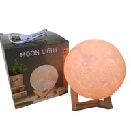 Moon Light Veľká mesačná lampa 14,5 cm, 7 farieb, na batérie