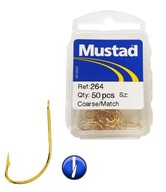 Háčiky Mustad 264 50ks. veľkosť: 10 ZLATÝCH