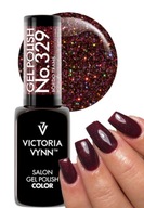 VICTORIA VYNN PROFESSIONAL HYBRID NAIL LAK 329 burgundy trans 8ml