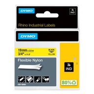 Dymo Rhino páska 19 mm x 3,5 m žltý nylon