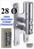 Nastaviteľný záves brány D28 - štandard