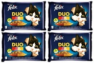 FELIX DUO Vidiecka príchuť Hovädzie kura 16x85g