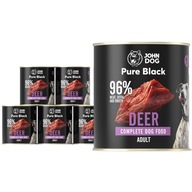 JOHN DOG PURE BLACK DEER KRMIVO PRE PSA 6x800G