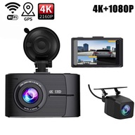 4K+1080P GPS auto DVR videorekordér