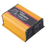 Auto napájací menič do auta s výkonom 3 000 W s dvojitým USB