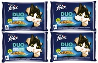 FELIX DUO Fish Tastes Makrela Sardinka 16x 85g