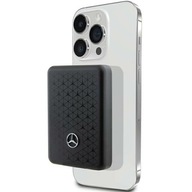 Mercedes Powerbank MEPB5KMESTK 15W 5000mAh čierna/čierna MagSafe