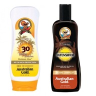 Austrálske zlato SPF30 pleťová voda 237 ml + pleťová voda na rýchle opálenie 250 ml