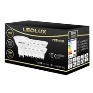 Sada 10x GU10 LED žiarovky 10W = 90W 850lm CCD