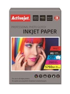 Lesklý fotografický papier Activejet AP6-260GR200; 10x15; A6; 200 ks