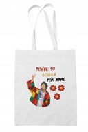 Darček pre fanúšika Shopper BAG HARRY STYLES Módna biela