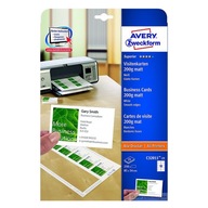 Quick&Clean vizitky Avery 85x54 C32011-25