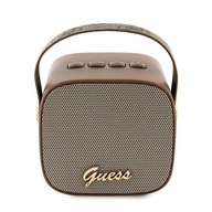 Guess Bluetooth reproduktor GUWSB2P4SMW Speaker mini hnedý/bown 4G Leather