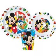 Mickey Mouse Dinner Set tanier Miska Hrnček