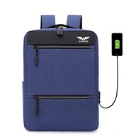 Mestský a turistický batoh s USB Wings, modrý BP30-
