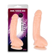 PRÍRODNÝ DILDO PENIS S PRÍSAVKOU VEĽKÝ 25,5 CM