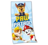 PAW PATROL osuška páv 70x140 cm plážová kúpacia bavlna Chase Marshall