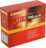 CD-R Omega 700 MB 10 ks