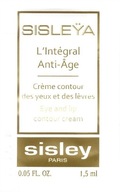 SISLEY L'Intégral Anti-Age očný krém na kontúry očí a pier 1,5 ml vrecúško