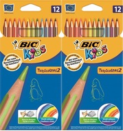 BIC TROPICOLORS FARBA CUŽKY 12 FARIEB ZMIX FARBY x 2