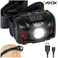 USB LED COB HEAD LAMP SENZOR VAYOX