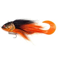 JerkFly Troll 30cm 120g ORANŽOVÝ ČERT NOVINKA ručná práca