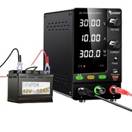 Laboratórny zdroj +POWER SPPS-C3010C 30V 10A ENKODÉR NABÍJAČKA