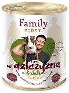 Family First Wet food zverina so sladkými zemiakmi 800g