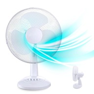 Stolný ventilátor VIENTO 40W, BIELY, regulácia výkonu