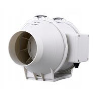 Potrubný ventilátor TB 100 DVOJPÓLOVÝ Tiché Efektívne Guličkové ložiská