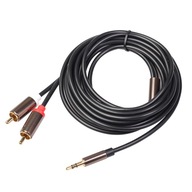 MOZOS KÁBEL AUDIO KÁBEL MALÝ KONEKTOR 3,5MM - 2X RCA STEREO 3M CINCH MALÝ MIN.