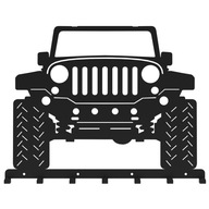 Jeep AUTO OFF-ROAD vešiak na šaty do haly, garáže, dielne