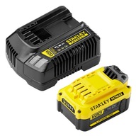 STANLEY FATMAX SFMCB14M1 LI-ION BATÉRIA 4,0AH 18V V20 + NABÍJAČKA