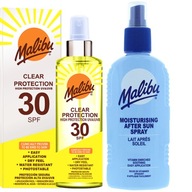 Malibu Bezfarebný ochranný sprej SPF30 250ml + Balzam po opaľovaní v spreji 2