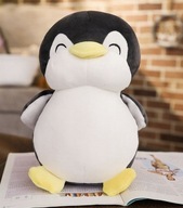 MINISO NOVÁ PLYŠOVÁ HRAČKA VEĽKÝ PEDGUIN MASKOT 45 CM ŠEDÁ