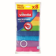 COLORS utierky z mikrovlákna 8 ks. VILEDA 185975