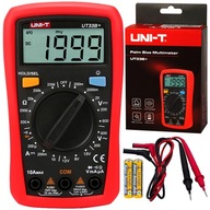 MULTIMETER MERAČ PRÚDU DIGITÁLNY TESTER NAPÄTIA BATÉRIE LCD UT33B+ SADA