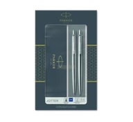 PARKER Jotter oceľové CT pero + sada ceruziek